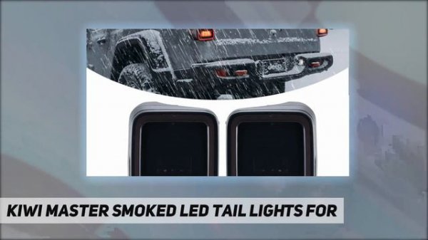 KIWI MASTER Smoked LED Tail Lights for - Review 2023