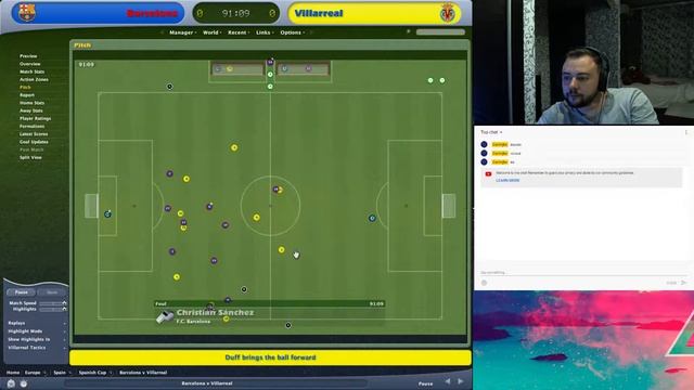 Сижу чилю в Football Manager 2006. Общаюсь с чатом. смотреть онлайн