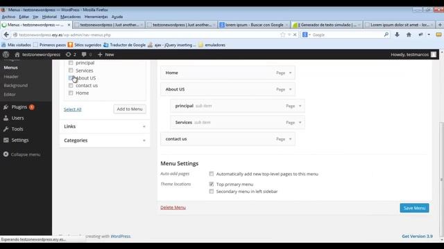 Crear menu y submenu con paginas en Wordpress смотреть онлайн