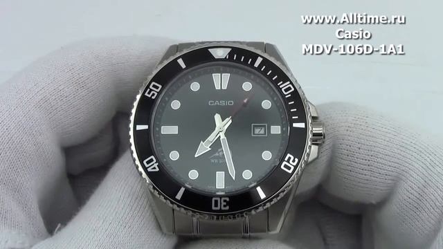 Мужские японские наручные часы Casio MDV-106D-1A1 смотреть онлайн