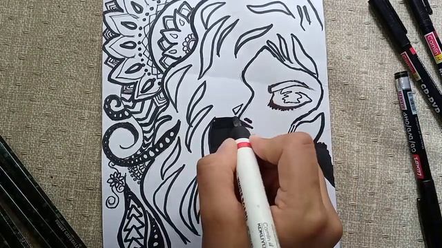 Marker sketch | Anu Art смотреть онлайн