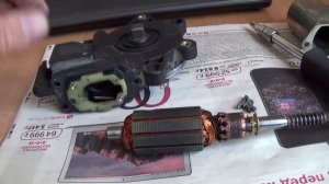 Ремонт мотора стеклоподъёмника Nissan Primera WTP/P 12