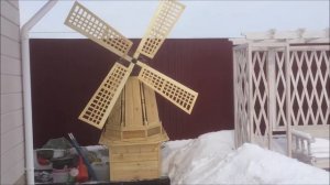 Декоративная Мельница своими руками. Сложно...., но можно! И всё таки она вертится!