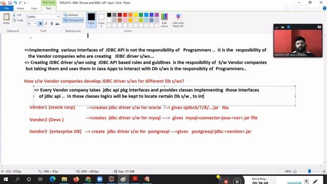13 NTAJ415 JDBC Drivers and JDBC API April 23rd 2021 смотреть онлайн