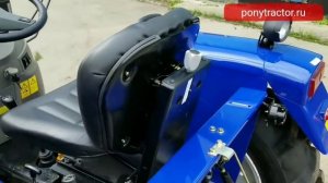 Минитрактор Foton  Lovol /  Фотон Ловол TE-244 с РЕВЕРСОМ и на ШИРОКИХ колесах- полный видеообзор.