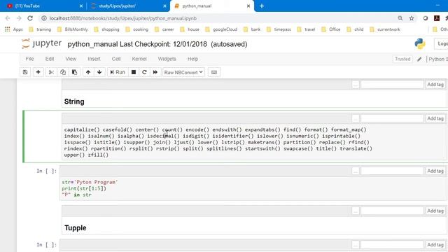 Python String data type смотреть онлайн