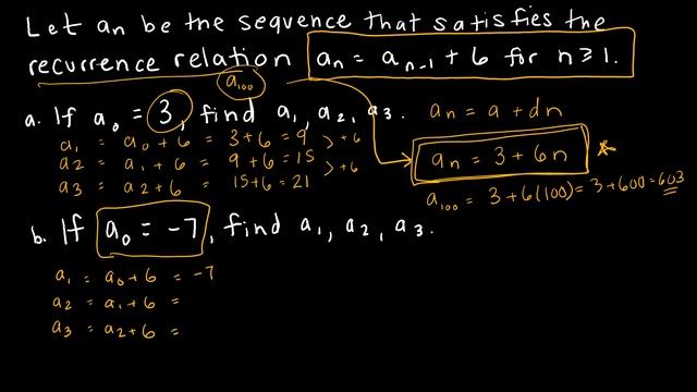 Discrete Math - 2.4.2 Recurrence Relations смотреть онлайн