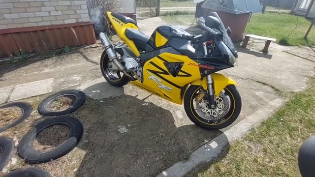 Первый ЗАПУСК сезона 2022/Honda CBR954RR Fireblade смотреть онлайн