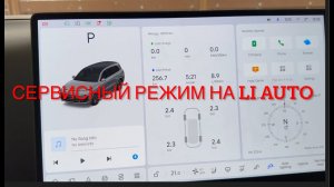Li Auto. Включаем сервисный режим!
