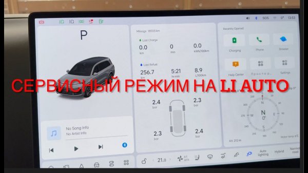 Li Auto. Включаем сервисный режим!