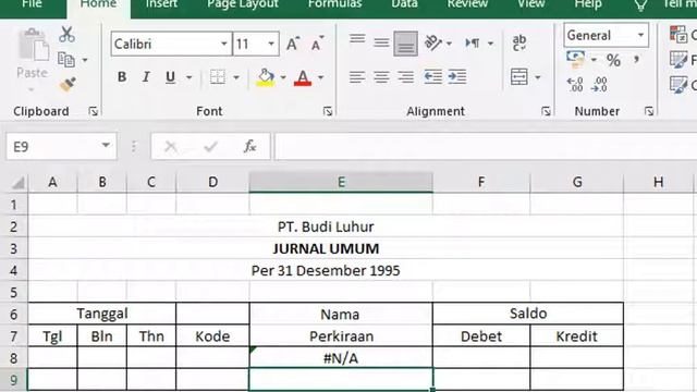 Cara Membuat Jurnal Umum dengan Form di Microsoft Excel смотреть онлайн