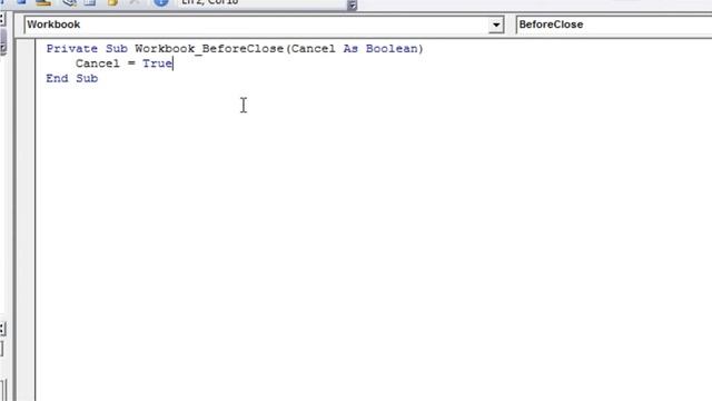 Excel 2010 VBA Tutorial 40 Events Workbook Close смотреть онлайн