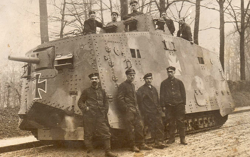 Обзор модели немецкого танка A7V