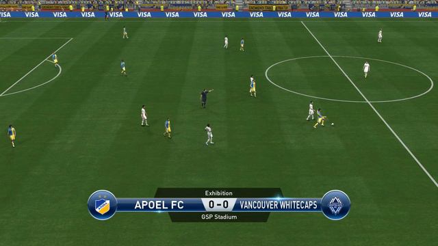 Apoel FC vs Vancouver Whitecaps, GSP Stadium, PES 2016, PRO EVOLUTION SOCCER 2016, Konami, PC смотреть онлайн