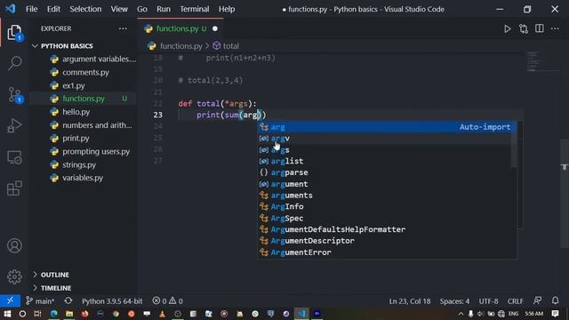 Python Programming For Beginners 11 - Declaring and Using Functions in Python смотреть онлайн