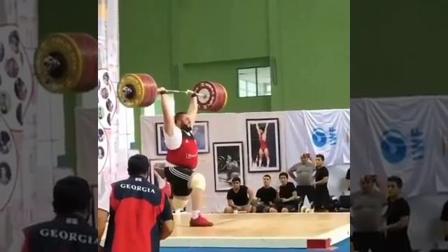Лаша Талахадзе толчок 264 кг. официальный мировой рекорд. Самый сильный человек планеты смотреть онлайн