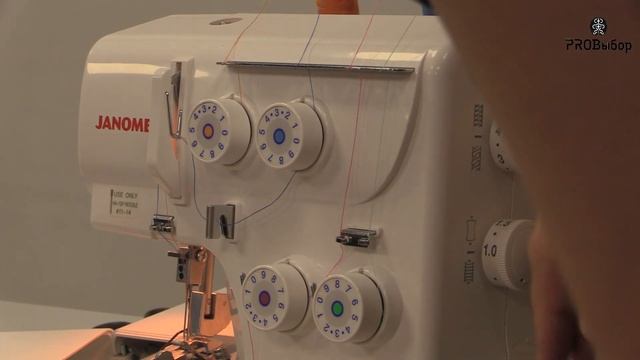 Как заправлять оверлок смотреть онлайн