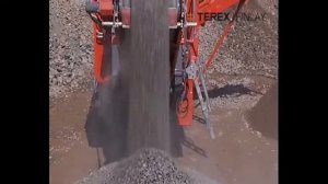 Работа конусной дробилки на получении качественного кубовидного щебня твердых пород.