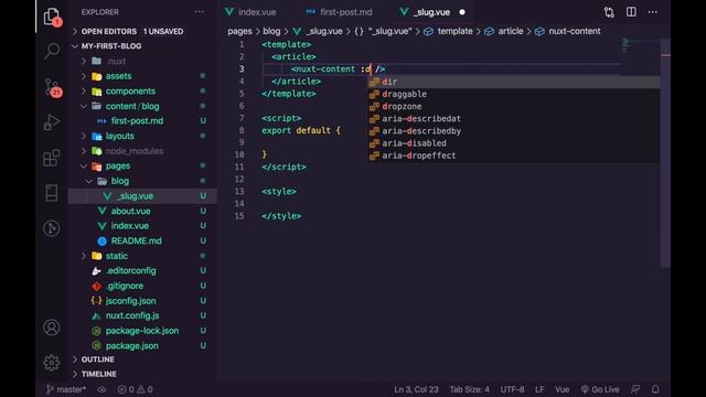 Build a BLOG Using NUXT JS & The CONTENT module ~ Vue JS Tutorial смотреть онлайн