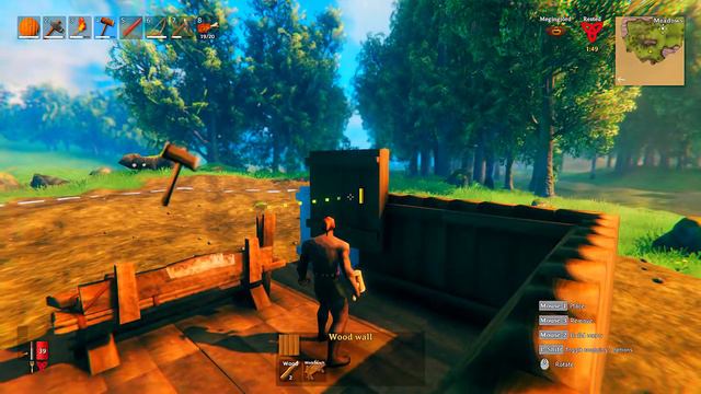 Valheim | Using the Workbench & To Build A Base. EP. 1 смотреть онлайн