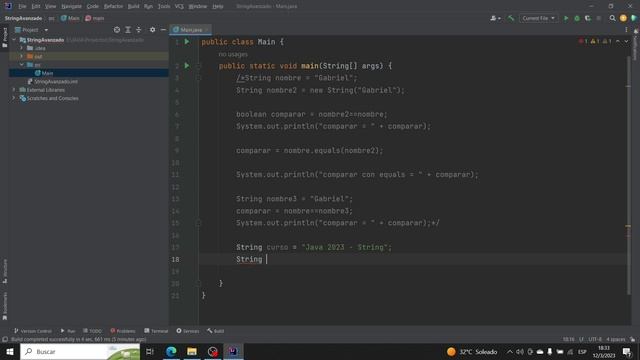 Curso de Java 2023 | String avanzado | comparar | concat | inmutabilidad #9 смотреть онлайн