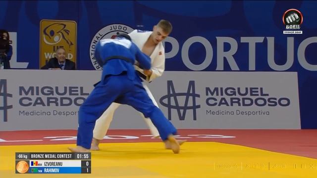 Grand Prix Portugal 2023. 66 kg. Bronze. IZVOREANU Radu (MDA) - RAHIMOV Serdar (TKM) смотреть онлайн