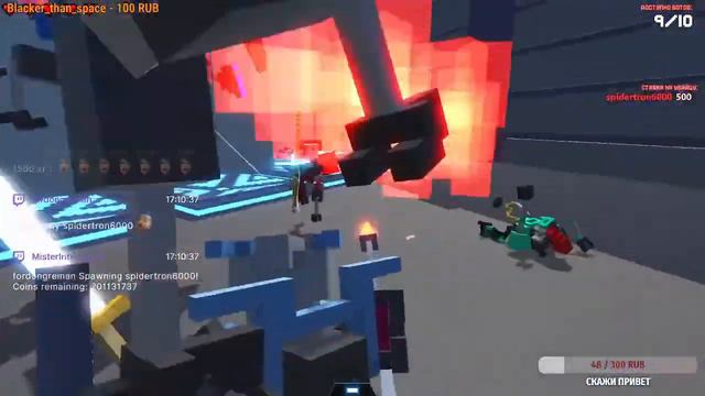 Играем в Twitch mod в Clone Drone in the Danger Zone смотреть онлайн