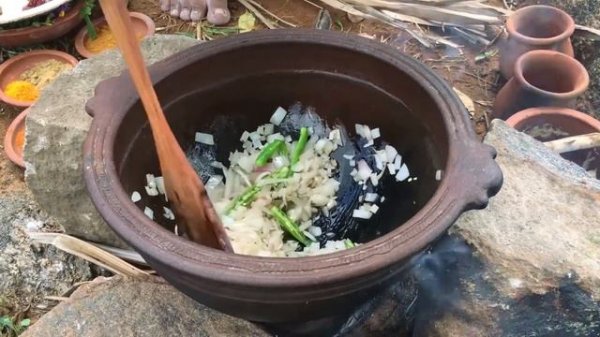 Cooking Goat Intestine Curry Recipe | Amazing taste recipe | Village Foods