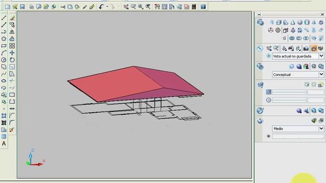 CURSO DE AUTOCAD 3D. Video 4: Tejado a dos aguas 3d смотреть онлайн