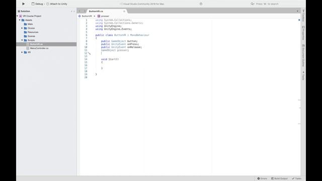 How to make a VR Button | Unity Tutorial смотреть онлайн