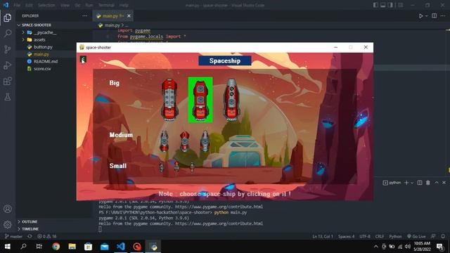 Space Shooter | Python Game Development смотреть онлайн