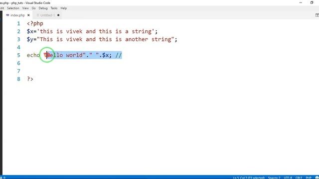 12-String in PHP HINDI | PHP tutorial in hindi смотреть онлайн