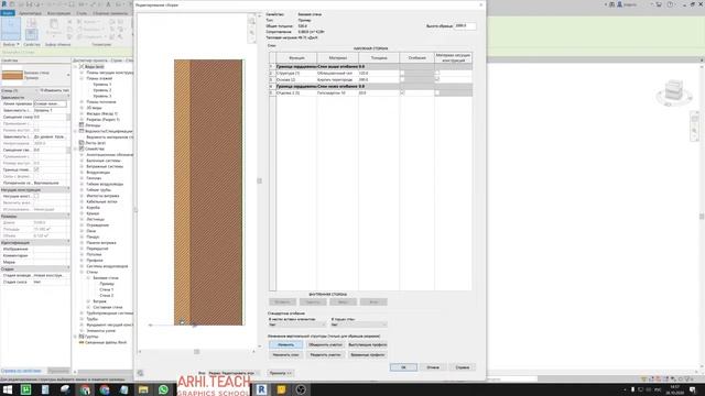 Стены _ Интенсив ПРОЕКТ + СЕМЕЙСТВА Autodesk Revit Architecture 2021 - №1 занятие (бесплатное)