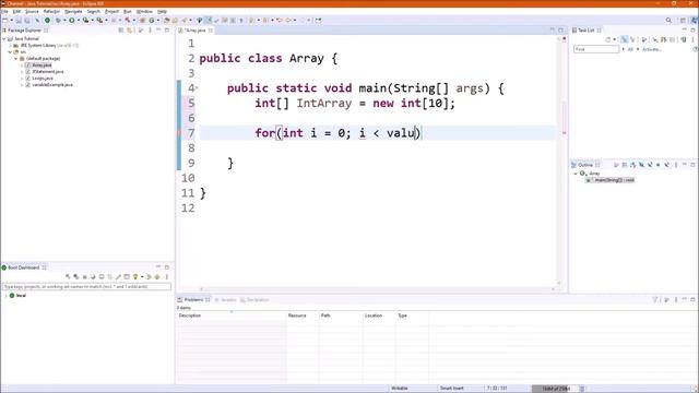 Beginner's Java Tutorial One Dimensional Array смотреть онлайн