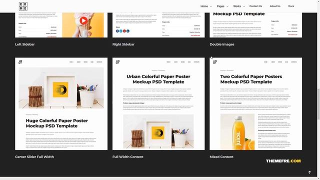 Maijima Portfolio Landing Pages - Ekme wordpress theme marketing смотреть онлайн