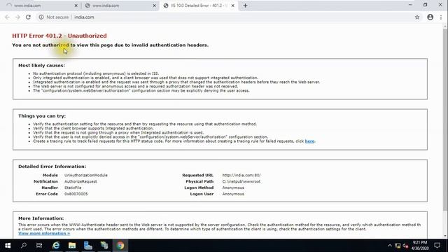 Windows Server 2019 - (IIS) How to Host Multiple Sites Using Host Header Name on Single IP - 15 смотреть онлайн