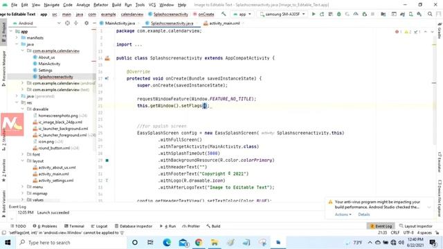 How to remove title and hide actionbar of splash screen in Android Studio смотреть онлайн