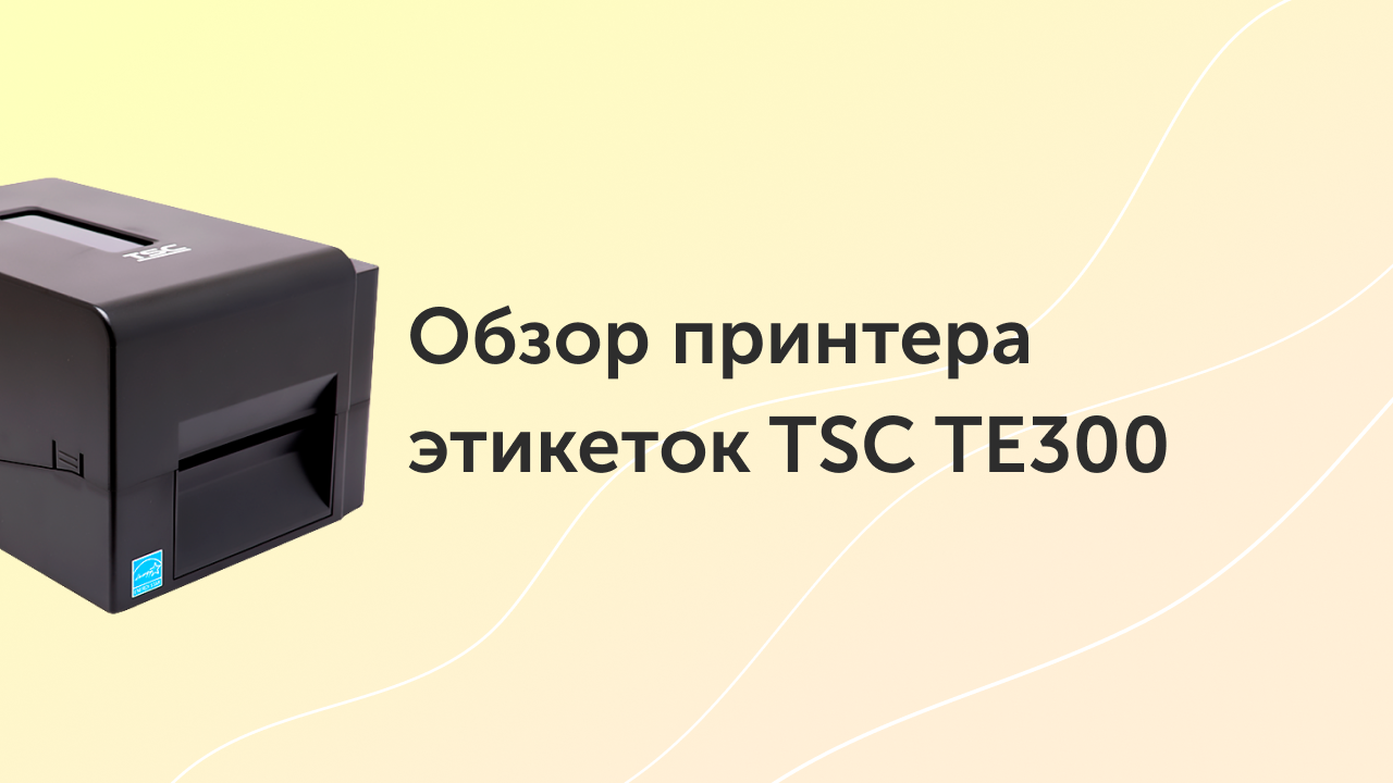 Обзор принтера этикеток TSC TE300
