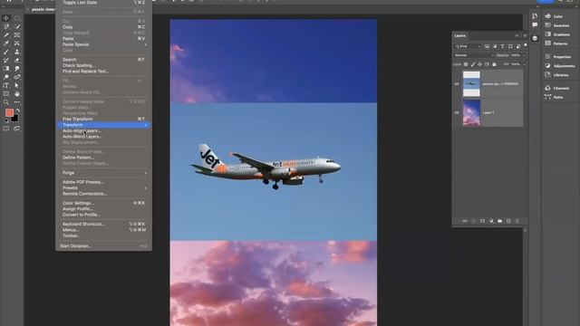 Auto Blend - Adobe Photoshop смотреть онлайн