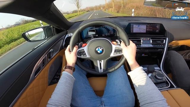 BMW M8 COMPETITION Convertible POV Test Drive By AutoTopNL