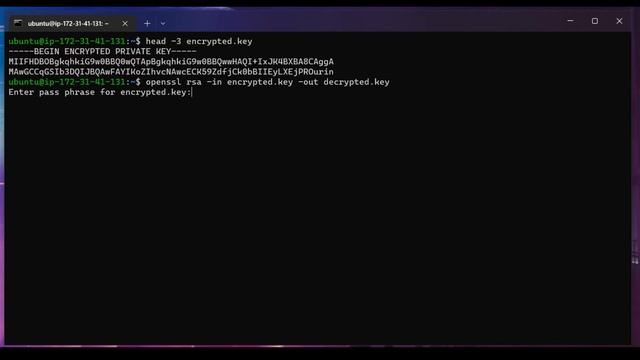 How to decrypt RSA Private Key using OpenSSL смотреть онлайн