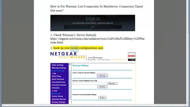 Fix Warzone Lost Connection To HostServer. Connection Timed Out error смотреть онлайн