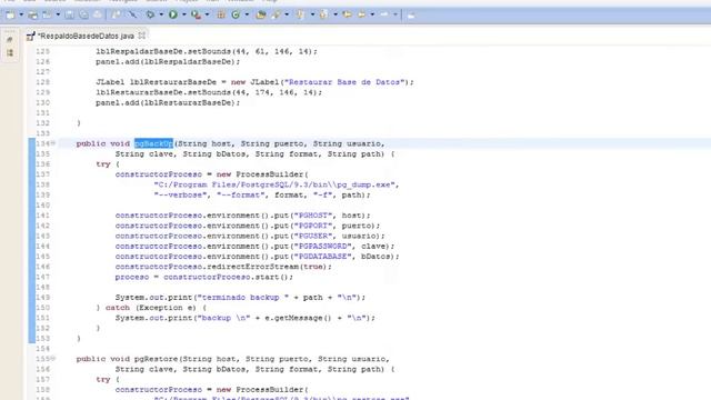 Respaldar y restaurar una base de datos Mysql desde la aplicacion java смотреть онлайн