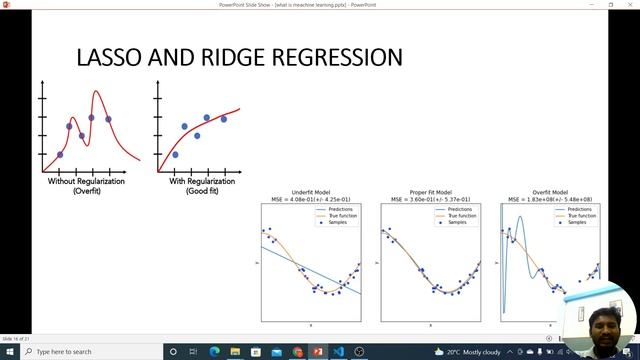 Lasso Ridge Regression in Telugu смотреть онлайн