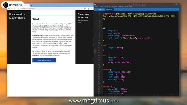 Como hacer Sticky Footer || HTML5 - CSS3 | 2018 смотреть онлайн