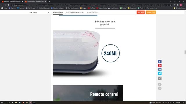 Xiaomi Creative Simulation Flame Aromatherapy Machine