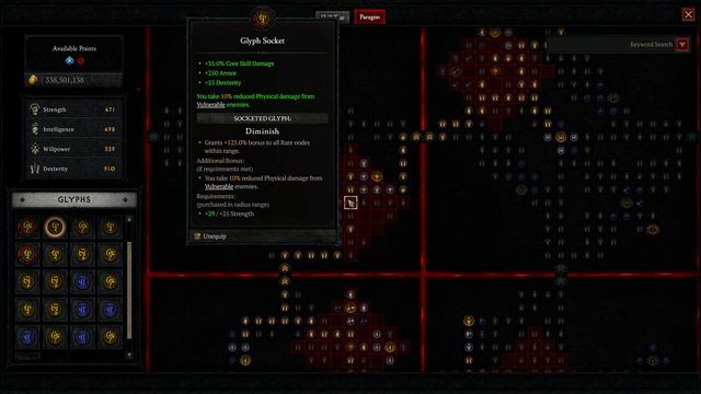 Diablo 4 paragon board T100 Rogue смотреть онлайн