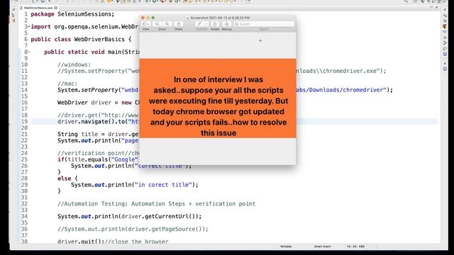Selenium Interview Q&A - 1 [Short Answer Series] смотреть онлайн