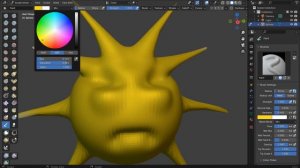 как покрасить фигуру в блендер