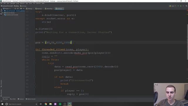 Python Online Game Tutorial #5 - Sending Objects With Pickle! смотреть онлайн